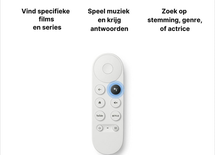 Chromecast met Google TV - 4K HDR - Wit